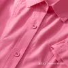 A fresh and artistic style women's 7-quarter sleeve casual shirt, a new summer 2025 versatile and elegant top Application Scenario